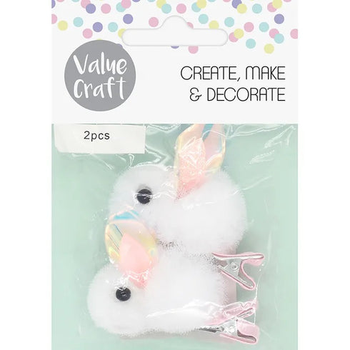 Easter Bunny Tulle Hairclips