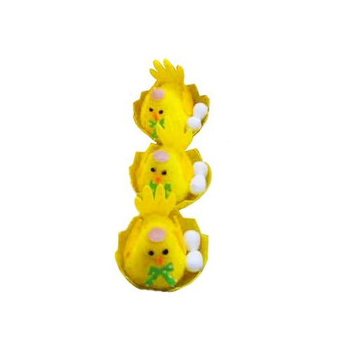 Chicks in a Shell with Eggs Easter Decoration