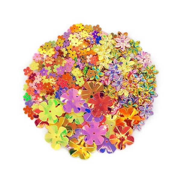 Easter Holographic Flowers Table Scatters