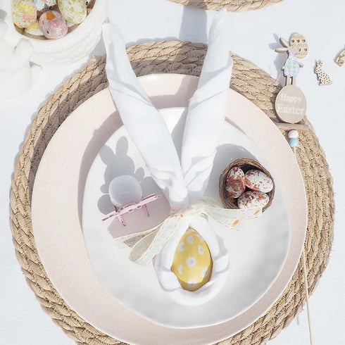 Foam Speckled Chickens Easter Decoration