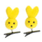 Easter Yellow Bunny On Clip