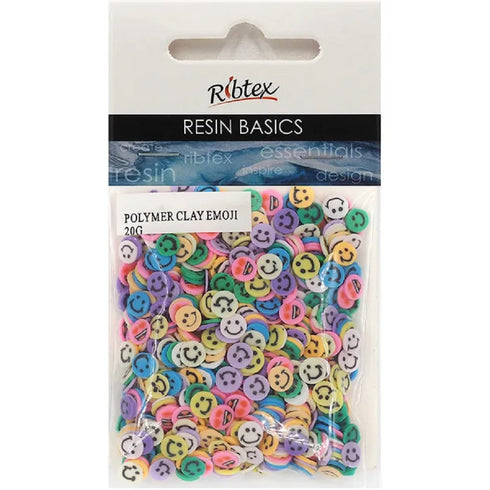 Emoji Polymer Clay UV Resin Accessories