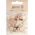 Fabric Glitter Flower Embellishment
