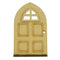 Wooden Fairy Door Shape with Window
