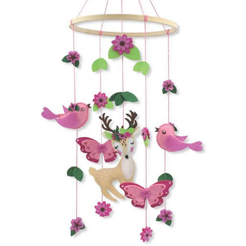 DIY Felt Mobile Craft Kit - Birds & Butterflies