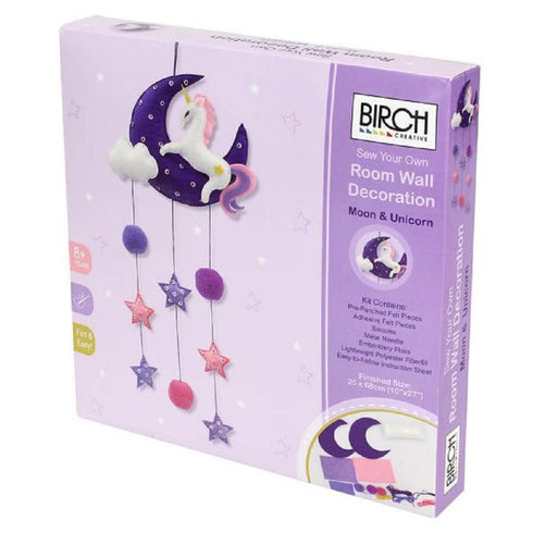DIY Room Wall Decoration Craft Kit - Moon & Unicorn