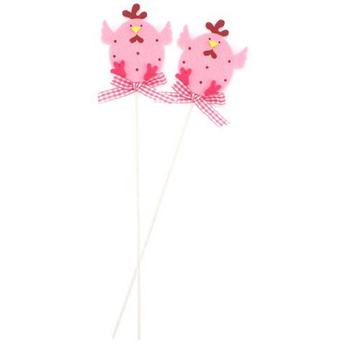 Felt Easter Chicken On Stick