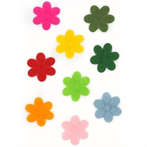 Flower Shape Felt Embellishments