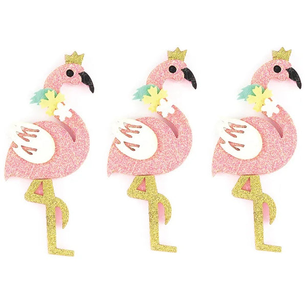 Flamingo Shape Felt Embellishment