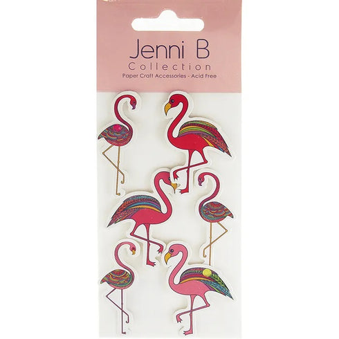 Flamingos 3D Sticker