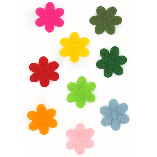 Flower Shape Felt Embellishments