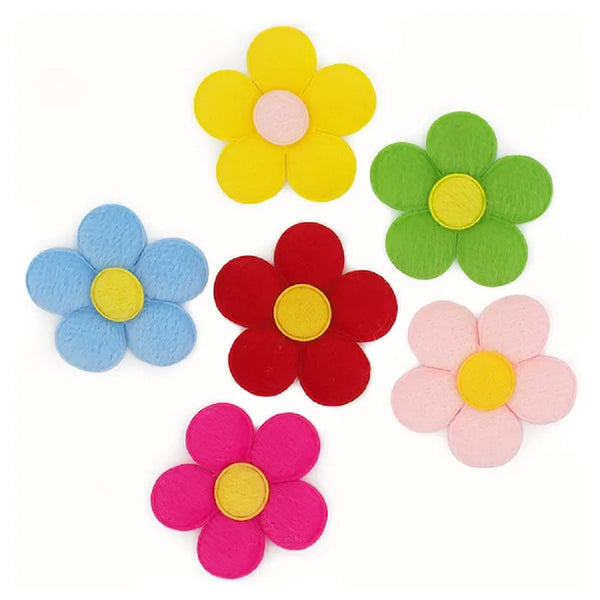 Fluffy Flower Shape Embellishment