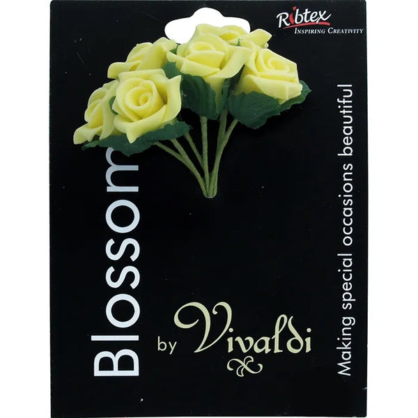 Foam Rose Flowers (available in 8 colours)