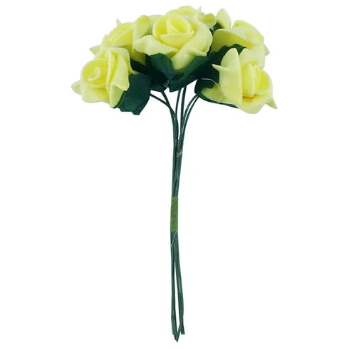 Foam Rose Flowers (available in 8 colours)