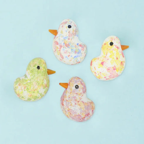Foam Speckled Chickens Easter Decoration