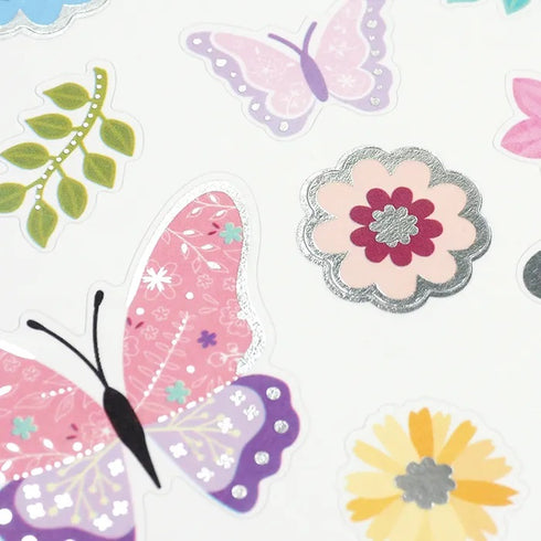 Foil Butterflies Sticker