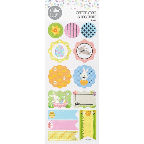 Foil Easter Labels Stickers