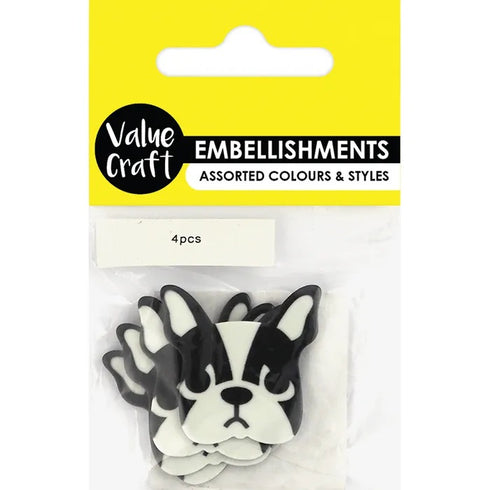 French Bulldogs Embellishments