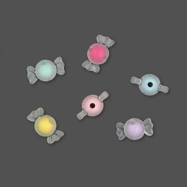 Frosted Lolly Shape Beads