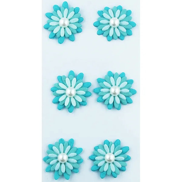 Garden Theme Paper Pearl Flowers Sticker (available in 4 colours)