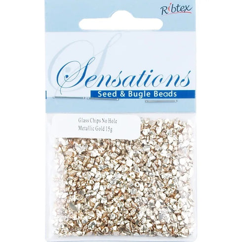 Glass Chips No Hole Bead (available in 2 colours)