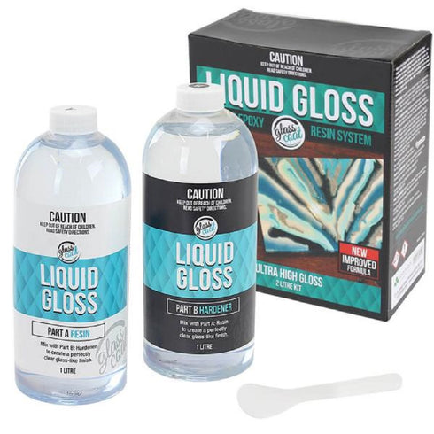 2 Litre Glass Coat Resin Liquid Gloss