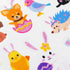 Glitter Animals Shape Easter Stickers