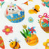 Glitter Bunny & Eggs Shape Easter Stickers