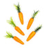 Glitter Carrots Shape Easter Decoration