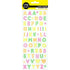 Glitter Neon Colour Alphabet Stickers