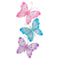 PVC Glitter Butterfly 3D Sticker