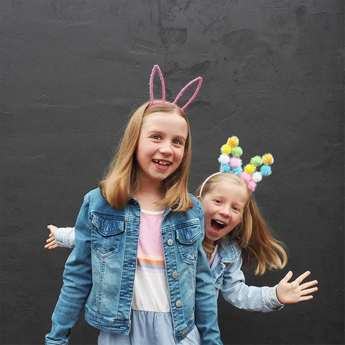 Glitter Pastel Colours Pom Pom