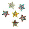 Glitter Stars Shapes Felt Embellishment