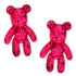 Glitter Teddy Bear Shape Resin Embellishments