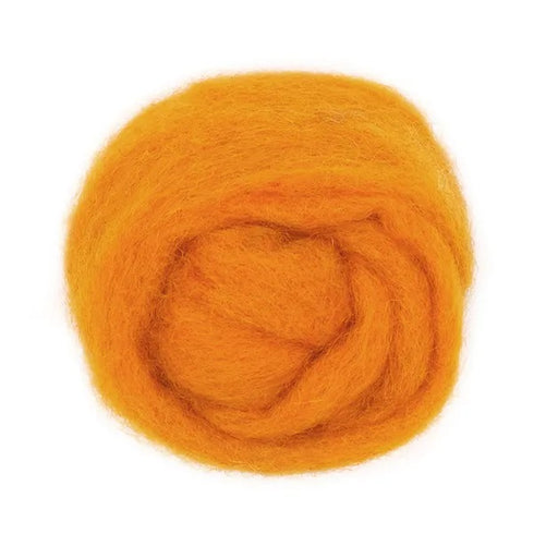 Gold Colour Combed Wool