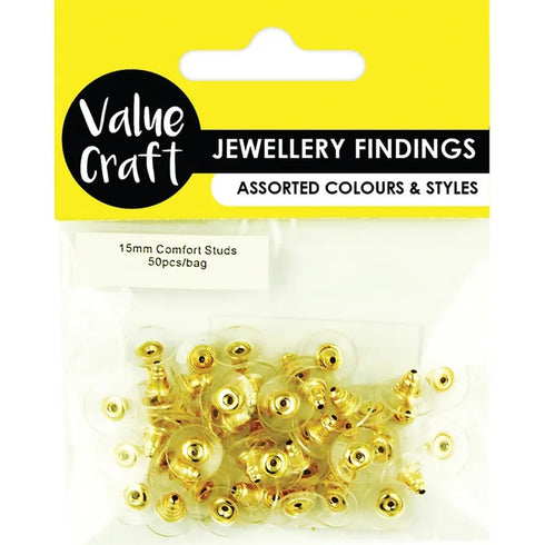 Gold Colour Comfort Earring Studs