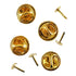 Gold Colour Ribbon Pins