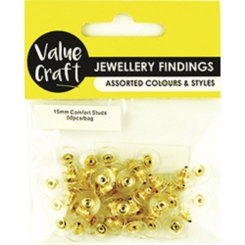Gold Colour Comfort Earring Studs