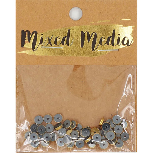 Gold Metal Heishi Beads