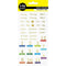 Gold Self Adhesive Months Planner Stickers