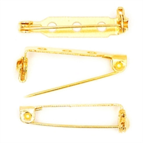 Gold Small Brooch Back Accessory