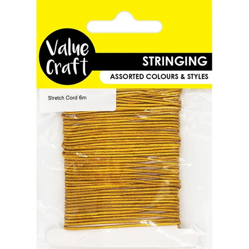 Gold Stretch Elastic Cord