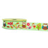 Green Colour Owl Grosgrain Ribbon