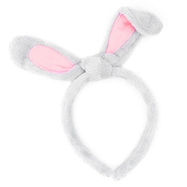 Grey Colour Bunny Plush Easter Headband