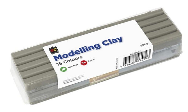 500g Grey Colour Modelling Clay