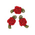 Grub Rose with Leaves (available in 6 colours)