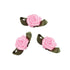 Grub Rose with Leaves (available in 6 colours)