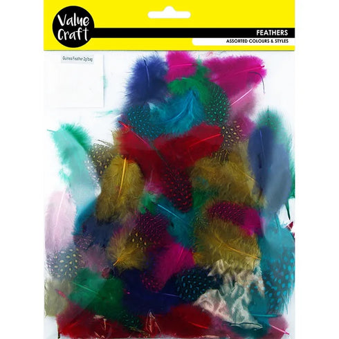 Guinea Hen Plumage Craft Feathers