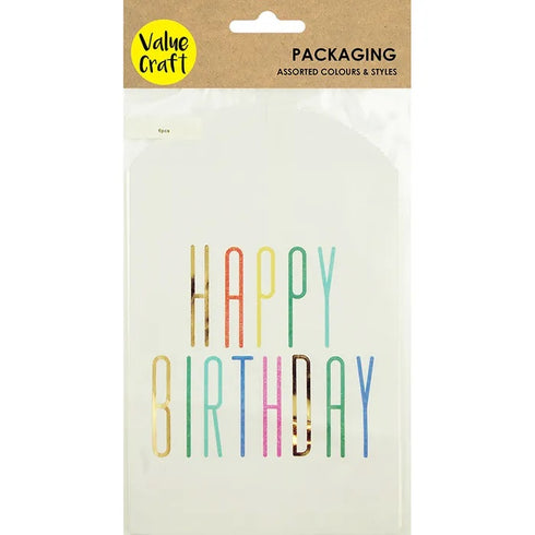 Happy Birthday Printed Paper Bag