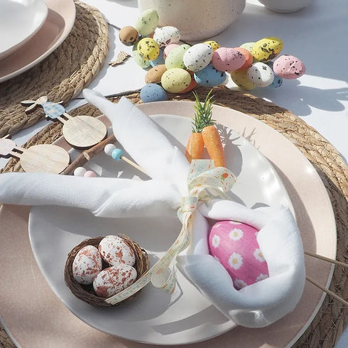 Paper Daisy Design Easter Hanging Eggs